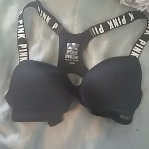 Pink bra